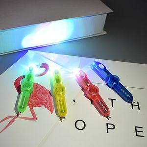 Stylo flash jouets lumineux, lampe de décompression créative de bureau, stylo à bille, cadeau pour enfants, offre spéciale, 2018