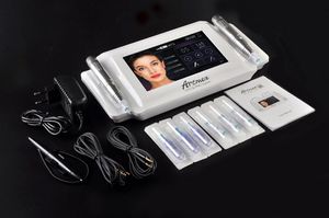 2018 intellegent artmex v8 tattoo permanente make-up machine touchscreen 2 pennen PMU met 6 naalden