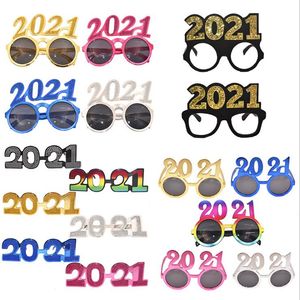 Nuevo 2021 Gafas digitales Nochevieja Fiesta de Año Nuevo Gafas divertidas Gafas de juguete Halloween Navidad Fiesta de cumpleaños Gafas regalo