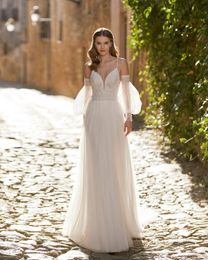 2019 lior charchy india trouwjurken abiti da sposa juweel hals lange mouw zeemeermin bruidsjurk plus size strand trouwjurk H006