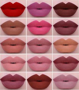 2018 Lip Make -up Langdurige lippen Matte lippenstift Naakt cosmetische vochtige lip tint tattoo matte vloeistof lipgloss Make Up8789579