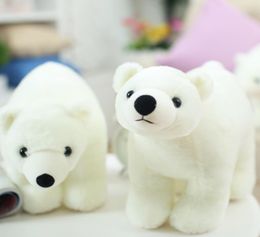 2018 encantador y suave animal de peluche, oso polar, muñeco de peluche, bonito oso blanco, juguete para niños, decoración de regalo, 45cm x 27cm9814547