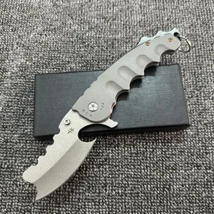 Hotsale Magic Chav/Chaves Custom D2 Blade rodamiento de bolas cuchillo plegable Camping caza cuchillos de supervivencia herramientas EDC al aire libre