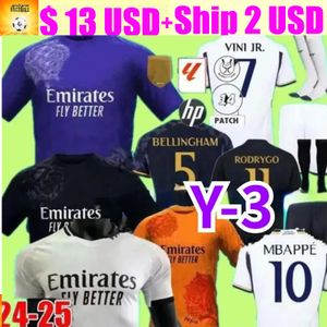 Real Bellingham Madrid Soccer Jerseys 23 24 25 VINI JR Football Shirts MBAPPE MARCELO MADRID Final Football Jerseys Camiseta Hommes Enfants Kit Fans Player Version