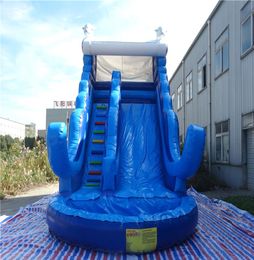 2018 Fabricage Ular opblaasbare waterglijbaan Opblaasbare zwembadglaasjes Zwembad opblaasbare glijbaan buiten voor kinderen6032769