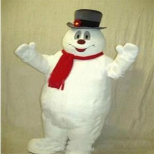 2018 MASCOT CITY Frosty le bonhomme de neige MASCOT costume anime kits mascotte thème déguisements carnaval costume219b