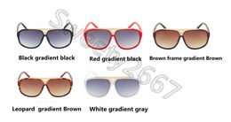 Diseñador para hombres y mujeres que venden gafas de sol retro clásicas gafas de sol gafas de sol marca de tendencia spot 0105 color
