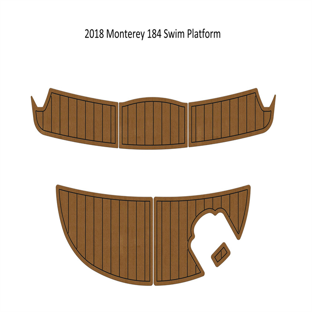 2018 Monterey 184 Swim Plantfrom Pad Pad Boat Eva Foam Faux Teak Deck Mat