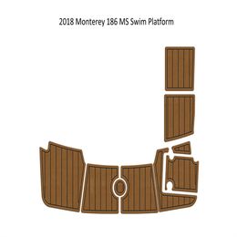 2018 Monterey 186 MS Swim Platfrom Step Pad Boat Eva Foam Faux Teak Deck Floor