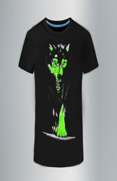 2018 Nieuwe 3D T -shirt mannen Leisure Fluorescerende gepersonaliseerde shortsleeve Luminous T -shirt Summer Tops Men T -shirt lichte kleding3879195