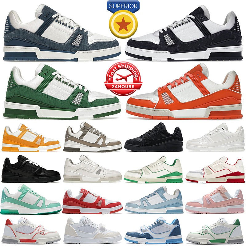 Designer trainers men women shoes low sneakers Black White Baby Blue Orange Green Tour Yellow Navy Red Brown mens tennis outdoors jogging walking