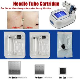 Vervanging Oog / Face / Body Micro Naaldcartridge voor Hogedrukinjectie Mesotherapie Gun Vanadium Titanium Machine Huidverzorging Schoonheid