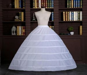 2018 Nieuwe aankomst 6 gehaakt bruids petticoat baljurk trouwjurken petticoats zes crinoline rok onder bruidsjurken3675779224211444