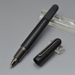 Promoción, bolígrafo negro mate, papelería de oficina comercial, bolígrafos con tapa de cierre magnético, regalo sin caja