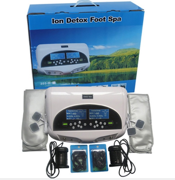2022 New Deep Cleansing Dual Ionic Foot Detox With Wristband FIR Belt,CE Approved Detox Machine,Ion Foot Spa,Foot Bath,Ion Cleanse Free Ship