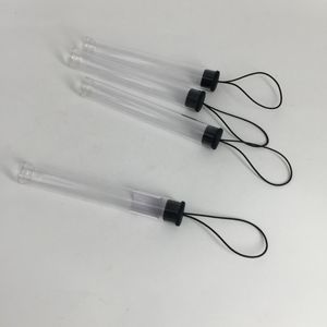 Nuevo diseño de embalaje transparente de plástico con tubo de PP con cordón para todos los cartuchos de pluma vaporizadora de 0,5/1,0 ml