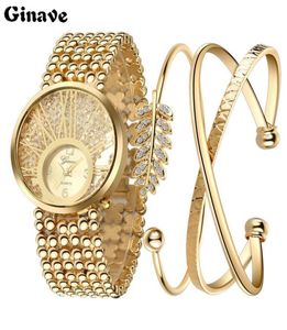 2018 Nouvelle mode Relojes Mujer Bracelet bracelet Bracelet Quartz Watch Woman Ladies montre une robe féminine Relogio Feminino Y18108296464