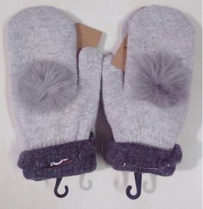 Nouveaux gants en laine pour femmes de haute qualité Créateur de mode européen Gant chaud Drive Out Of Sports Mitten Gants de marque Multi-style en option