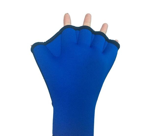 Nuevo Guantes de natación con correas de neopreno, guantes de entrenamiento para natación, guantes sin dedos con correas, guantes de surf de neopreno resistentes al agua