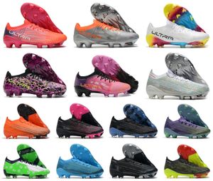 2022 Hommes Ultra 1.4 1.3 1.2 FG/AG Chaussures de football Ultra 13 City FG AG Bottes hautes Crampons Taille 39-45