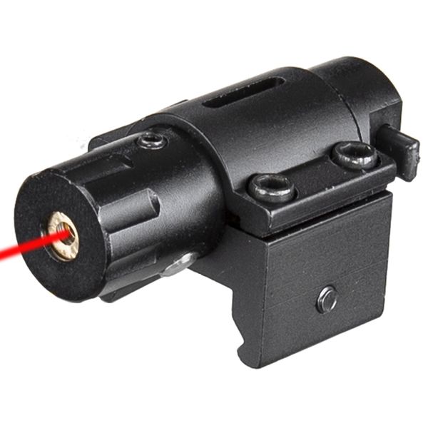 L2028 Laser chasse Mini visée Laser rouge tactique pour pistolets Weaver Mount chasse visée Laser