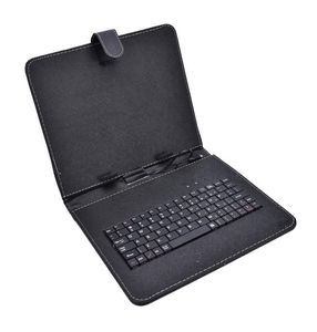 2018 NUEVA CASA DE CUERO con teclado de interfaz Micro USB para tableta Mid de 7 pulgadas6842048