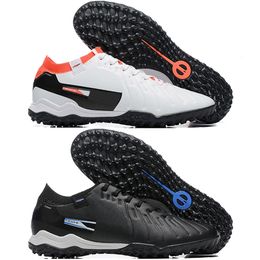 Envoyer avec un sac Chaussures de football de qualité Legend 10 Elite TF Turf Futsal Crampons de football pour hommes en cuir souple Entraînement confortable Chaussures de football souples Taille US 6.5-12