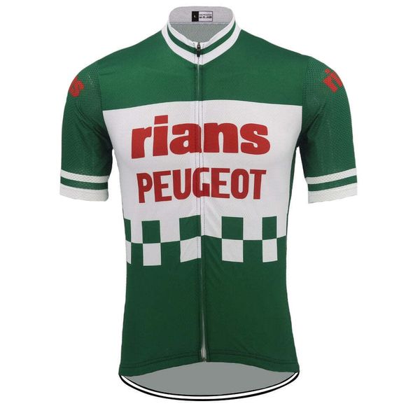 2024 Nouveau Peugeot Green Team Maillot De Cyclisme Vêtements De Vélo Ropa De Ciclismo Hommes Respirant 100% Polyester Vêtements De Vélo pour VTT