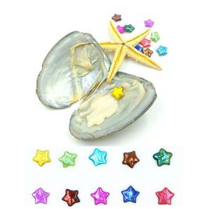 2018 Nieuwe oesters met ster Edison Pearls kralen 810 mm Multicolors zoetwaterparels voor doe -het -zelf cadeau -sieraden vacuumpacked hele8633628