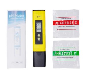 2018 Nouveau protable LCD Digital PH METER STEN OF TESTER PRÉSURCTION 001 Aquarium Pool Water Wine Wine Urine Calibration Automatic Calibration MeasureMen2763170