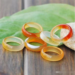 2018 New Style Noir Jaune rouge vert Quatre couleurs Jade Ring pour hommes et femmes Couples ring295E