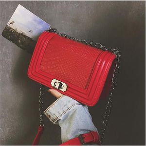 2018 nouveau style simple style de mode petit sac carré version coréenne de la mode une pièce épaule oblique petit parfum chic ch289n