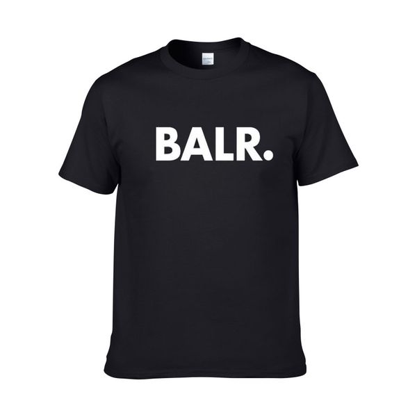 2018 nouvelle marque d'été BALR vêtements col rond jeunesse hommes T-shirt impression Hip Hop t-shirt 100% coton mode hommes T-shirts