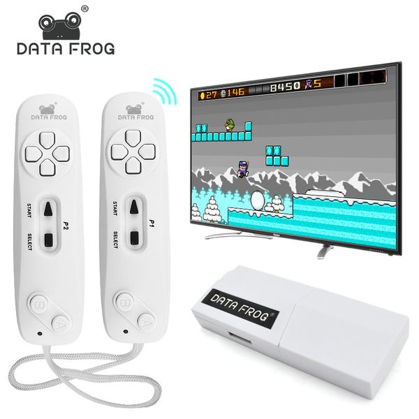 4New USB Wireless Handheld TV Video Game Console peut stocker 620 jeux 8 Bit Game mini Console Dual Gamepad AV Output Free DHL