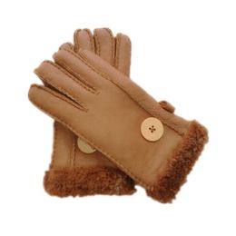2018 nuevos guantes de lana para mujer elegantes guantes cálidos resistentes al viento guantes Antize 305g