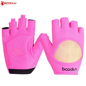 2018 nouvelles femmes Gym Fitness gants fille demi-doigt Bowling haltère bosquets respirant haltérophilie Yoga gants de sport