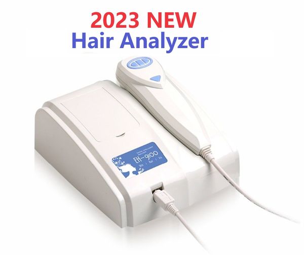 2023 Le plus récent 8.0 MP haute résolution numérique CCD USB multifonction UV analyseur de cheveux caméra capillaire Hairscope diagnostic de cheveux DHL livraison gratuite