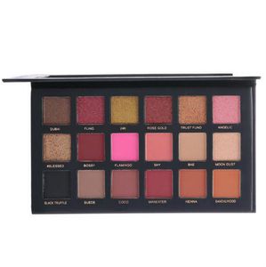 2022 más nuevo caliente 18 colores diamante sombra de ojos paleta de sombras de ojos maquillaje cosmético juego de brochas herramientas brillo herramientas de belleza