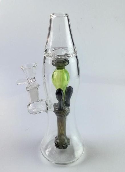 2018 La más nueva lámpara de lava Bong Único Heady Glass Perc Beaker Bongs Tubos de agua coloridos Lámpara de lava Botella Aceite Dab Rigs Cera Dabber Hook8867909