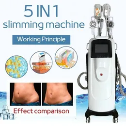 2022 Nouveau Style Cryolipolyse Machine 5 EN 1 Double Poignées Cryolipolyse Multifonction Fat Freeze Minceur Machine