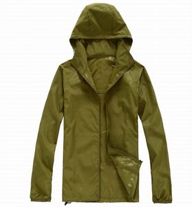 Veste coupe-vent imperméable uv pour hommes et femmes, nouvelle marque d'été, séchage rapide, sports de plein air décontractés, manteaux coupe-vent