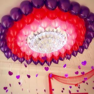 2018 Parti Coloré Pas Cher Ballon De Mariage 10 Pouces Perlé Cercle Rond Ballon 100 pcs 1 Sacs Jolies Décorations Livraison Gratuite