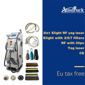 Pro multifonction radiofréquence lifting tatouage épilation elight opt rf nd yag laser ipl machine