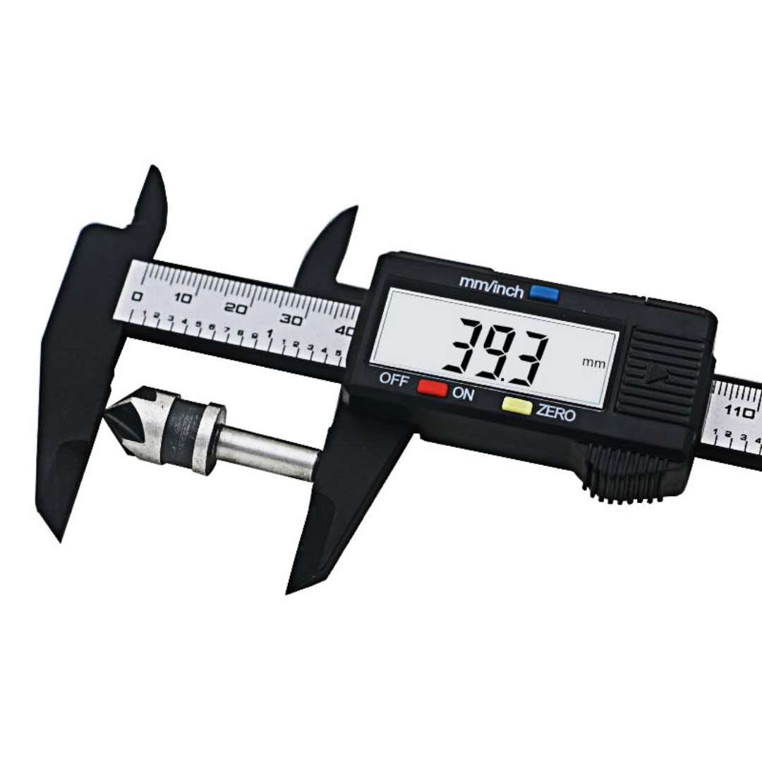 2018 Verkauf QST Neue Ankunft 1 stück 0150mm 6 Zoll Lcd Digitale Elektronische Kohlefaser Messschieber Mikrometer Messwerkzeuge 20 stücke