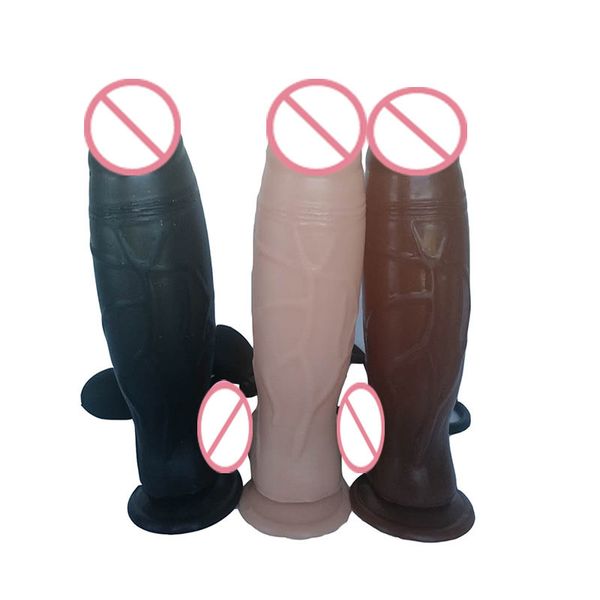 2018 sexy Shop Penis Butt Plug Anal Super Large Inflable Enorme Dildo Estimular Masaje Juguetes realistas para mujeres.