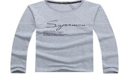 Spring and Automne 2018 Nouveau Men039 Tshirt à longs manche