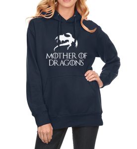 2018 Lente Winter Sweatshirt Fleece Hoodies Voor Vrouwen Gedrukt Moeder Van Draken Mode Hip Hop Merk-Kleding Streetwear