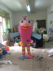 2018 costume de mascotte d'oiseau sur pilotis usine de vêtements de dessin animé mignon personnalisé accessoires personnalisés privés poupées de marche vêtements de poupée