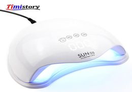 2018 Sun5s nouveau 48 w lampe Uv lampe LED pour ongles sèche-ongles durcissant les vernis à ongles Uv avec capteur infrarouge inférieur 10s30s60s minuterie J9496494