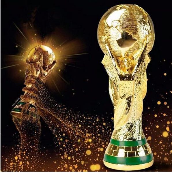 Titan Cup Artware Modèle à collectionner 21cm 27cm 36cm 44cm Trophée de football de la Coupe du monde de Russie Fans Souvenir cadeau DHL Livraison rapide